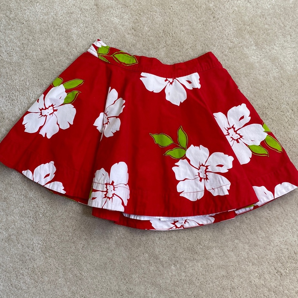 Hollister Flare Floral Skirt